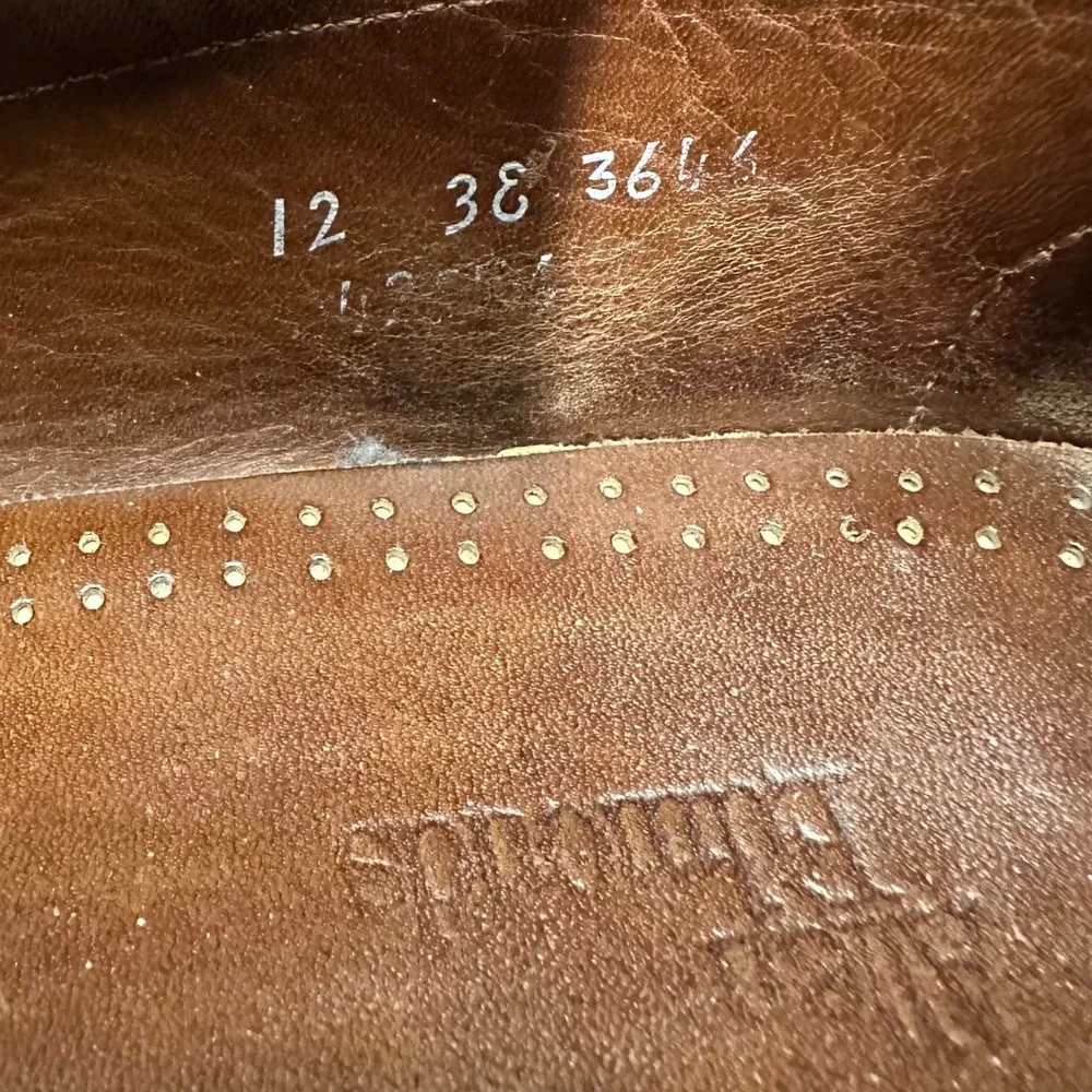 Allen Edmonds Waterbury Loafers Brown Leather Monk Strap Buckle Kilted Sz 12EEE
